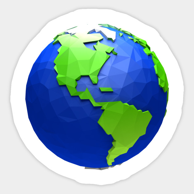Cartoon low poly world- Usa theme 2